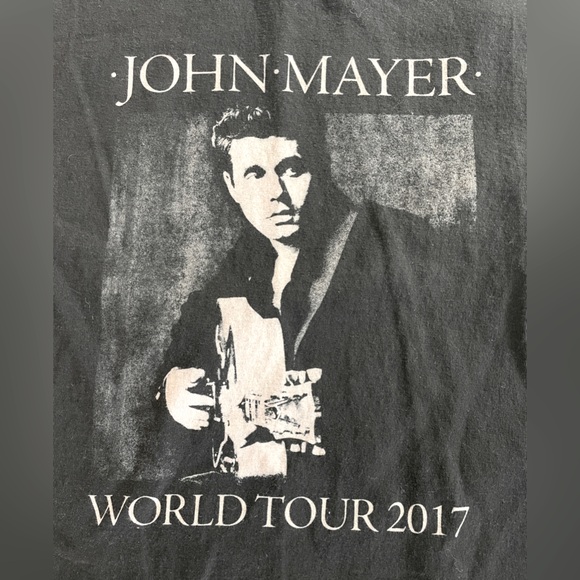 John Mayer 2017 Tour Tee Unisex Size Small - Picture 3 of 4